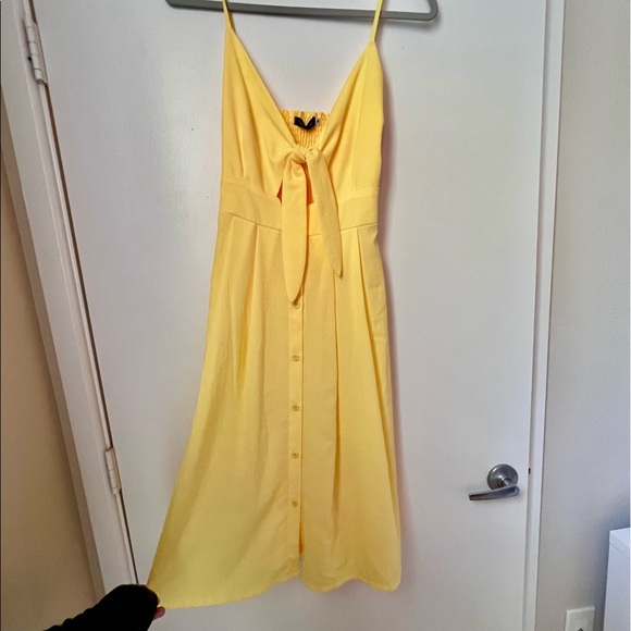 Yellow Midi Sun Dress - Picture 2 of 3